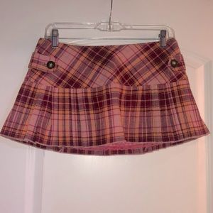 Abercrombie Pink pleated mini skirt. Size 00.